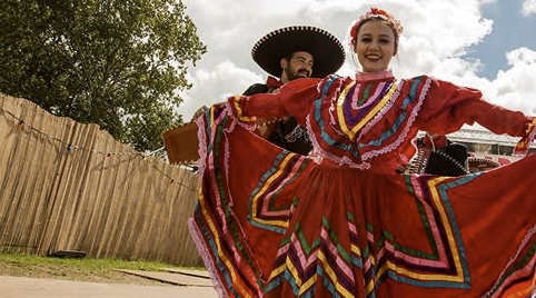Mexicaanse Plaza Themafeest
