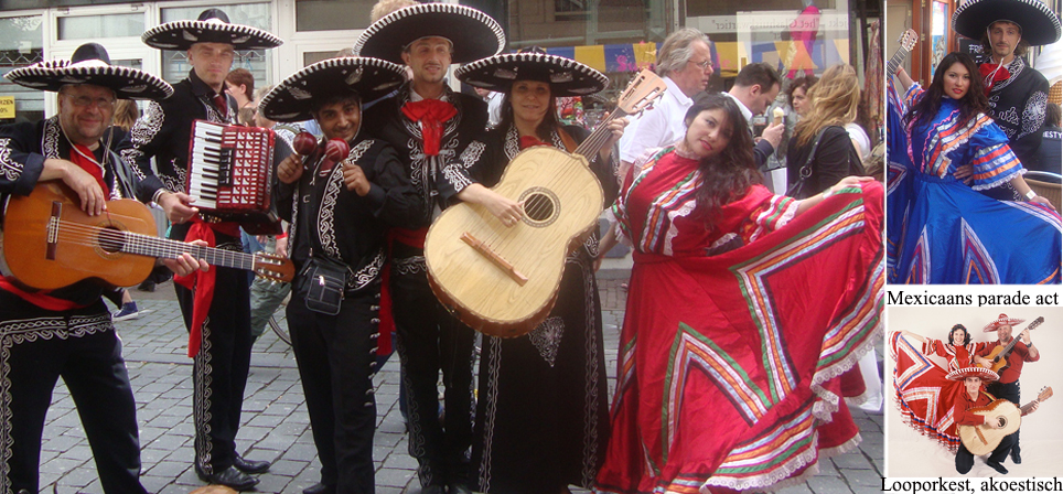 Heerlijke Mexicaanse livemuziek en danseressen