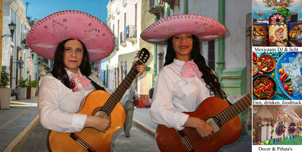 Trouwen met Mexicaans muziek en dans
